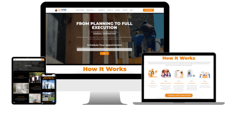 Web Design for General Contractor