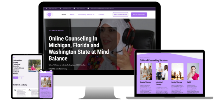 Web Design for therapist